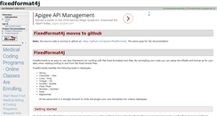 Desktop Screenshot of fixedformat4j.ancientprogramming.com